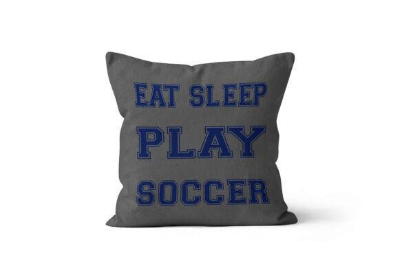 Capa de Almofada Eat Sleep Soccer • Mandarine Design