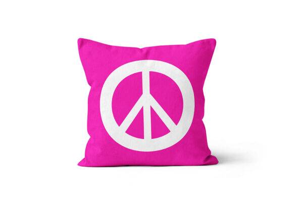 Capa de Almofada Peace pink • Mandarine Design