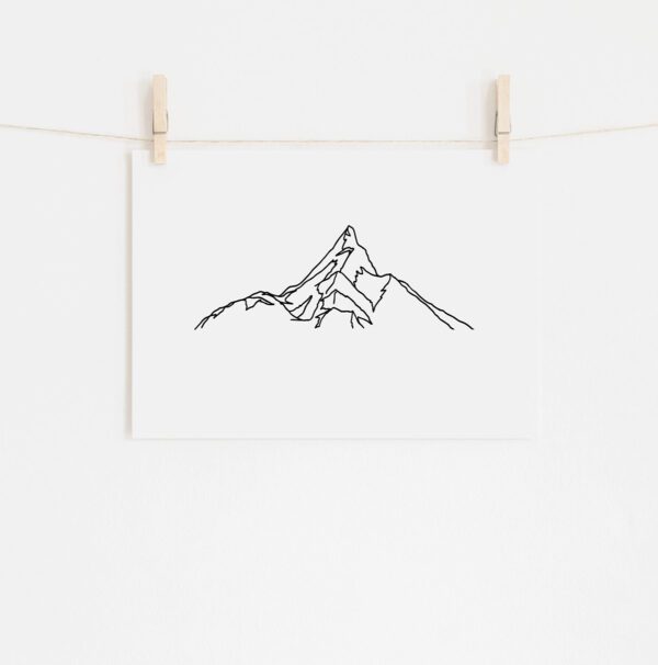 Poster Mountains • Mandarine Design