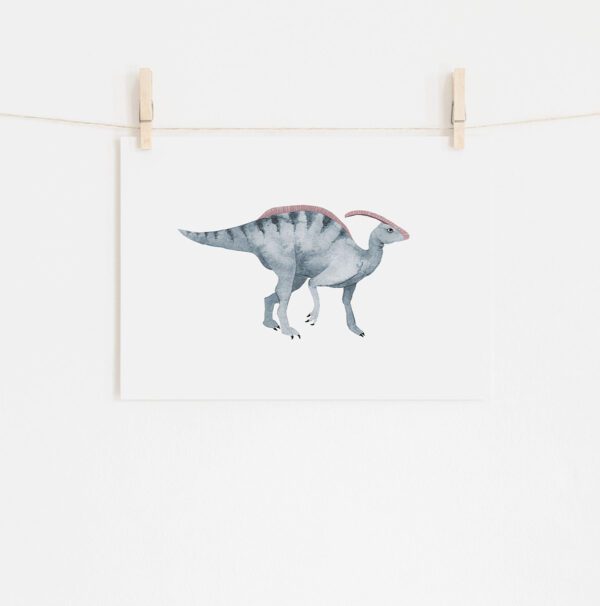 Poster Parasaurolophus • Mandarine Design