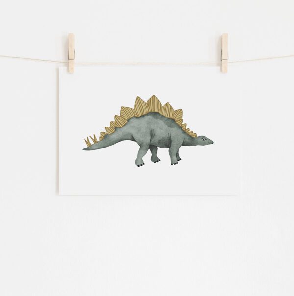 Poster Stegosaurus • Mandarine Design