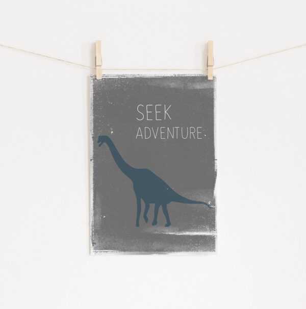 Poster Dino adventure • Mandarine Design