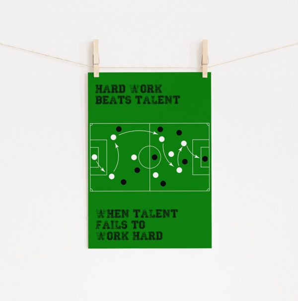 Poster Futebol Tatic • Mandarine Design