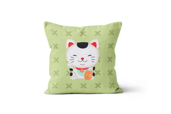 Almofada gatinho Japão • Mandarine Design