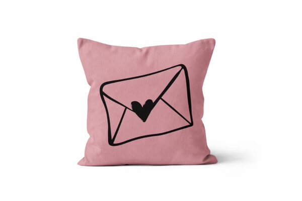 Almofada love letter rose • Mandarine Design