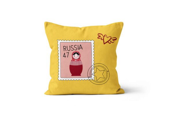 Almofada selo Russia • Mandarine Design