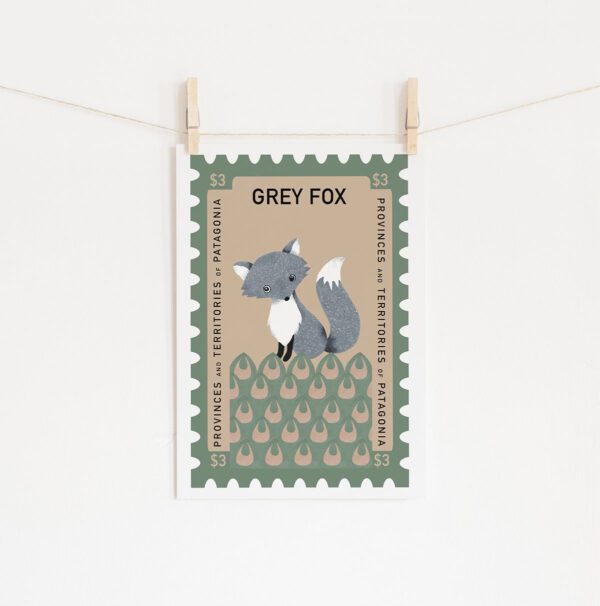 Poster Selo Grey fox • Mandarine Design