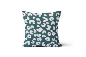 Almofada Leopard verde