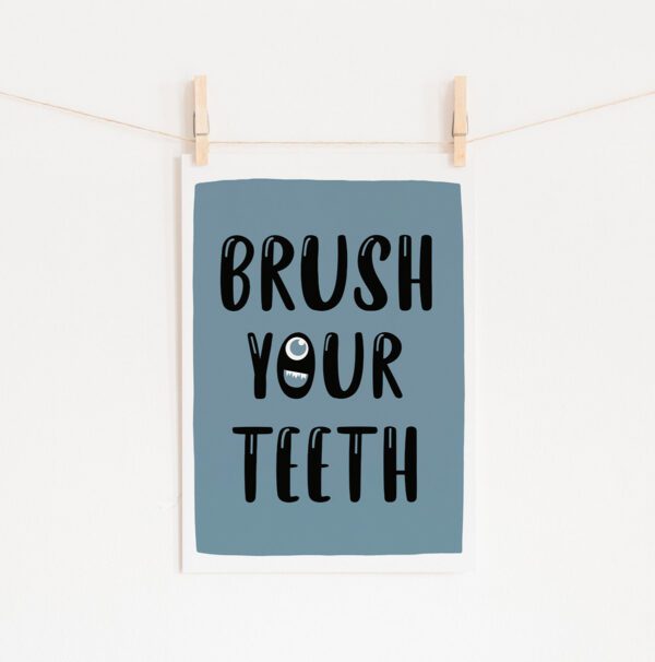 Poster Brush Teeth » Mandarine Design