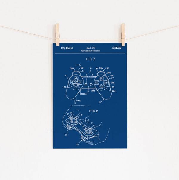 Poster Patent Game Controller