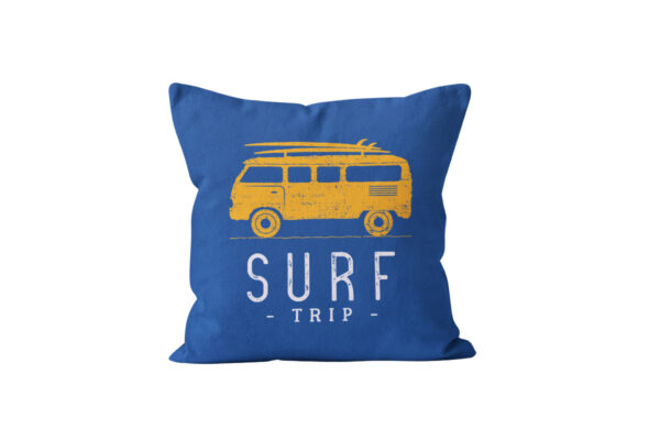 Almofada Surf Trip - Azul Ocre » Mandarine Design