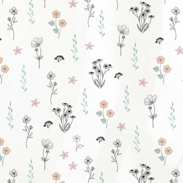 Papel de Parede Floral Antigo