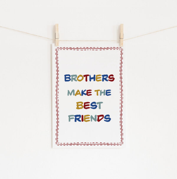 Poster Brothers Best Friends » Mandarine Design