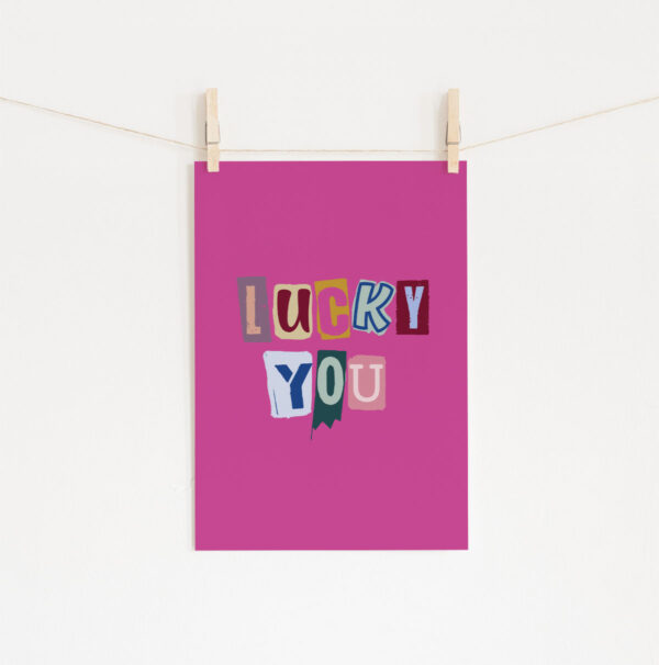 Poster Lucky You » Mandarine Design