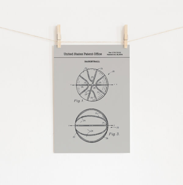 Poster Patent Basketball » Mandarine Design