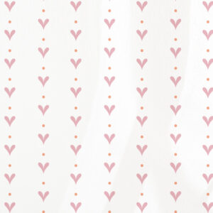 Papel de Parede Corações Beatriz Rosa