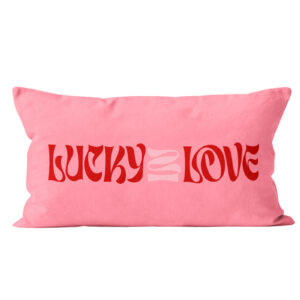 Almofada Lucky in Love Rosa