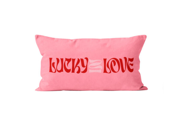 Almofada Lucky in Love Rosa