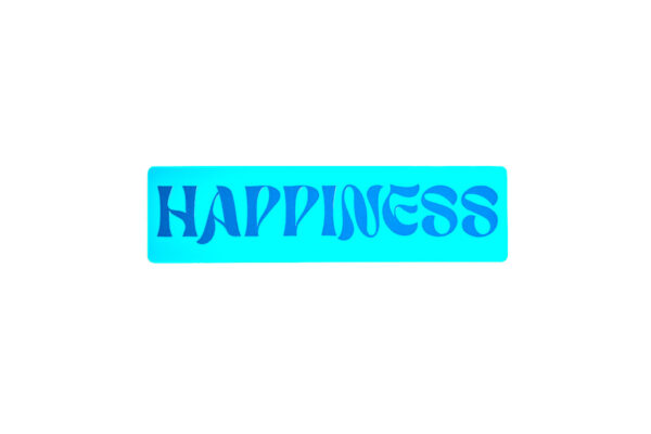 Placa Acrílico Happiness