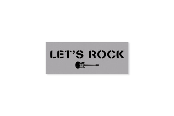 Placa Lets Rock
