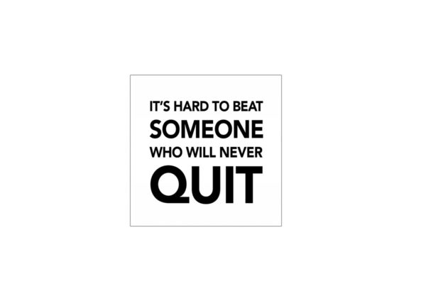 Placa Never Quit